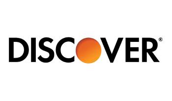 Logo with stylized orange circle replacing the letter O in 'DISCOVERY'.